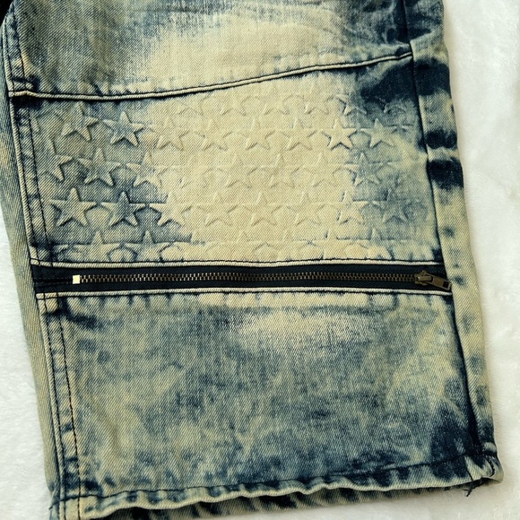 Lion Dynasty Denim Shorts Men’s 38 Slim - Picture 3 of 9